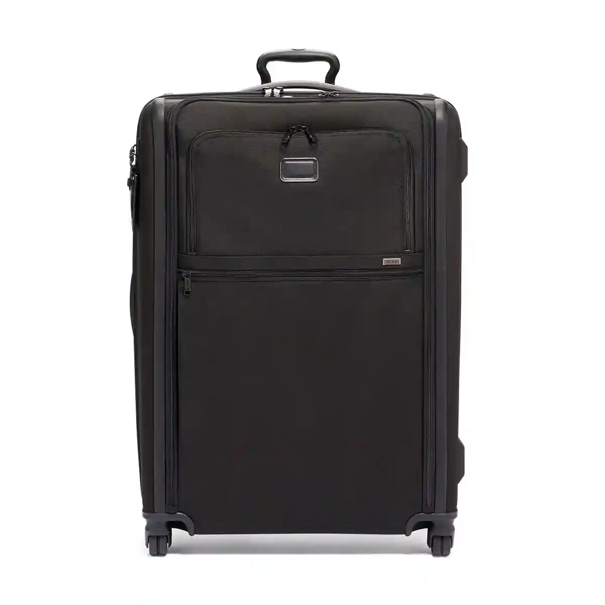 Extended Trip Expandable 4 Wheeled Packing Case Checked Luggage Black