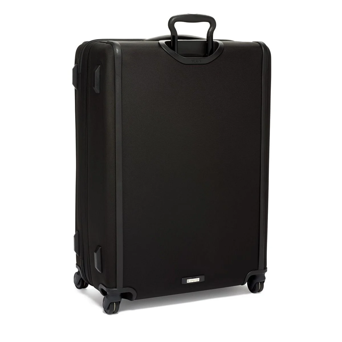 Extended Trip Expandable 4 Wheeled Packing Case Checked Luggage Black/Gold