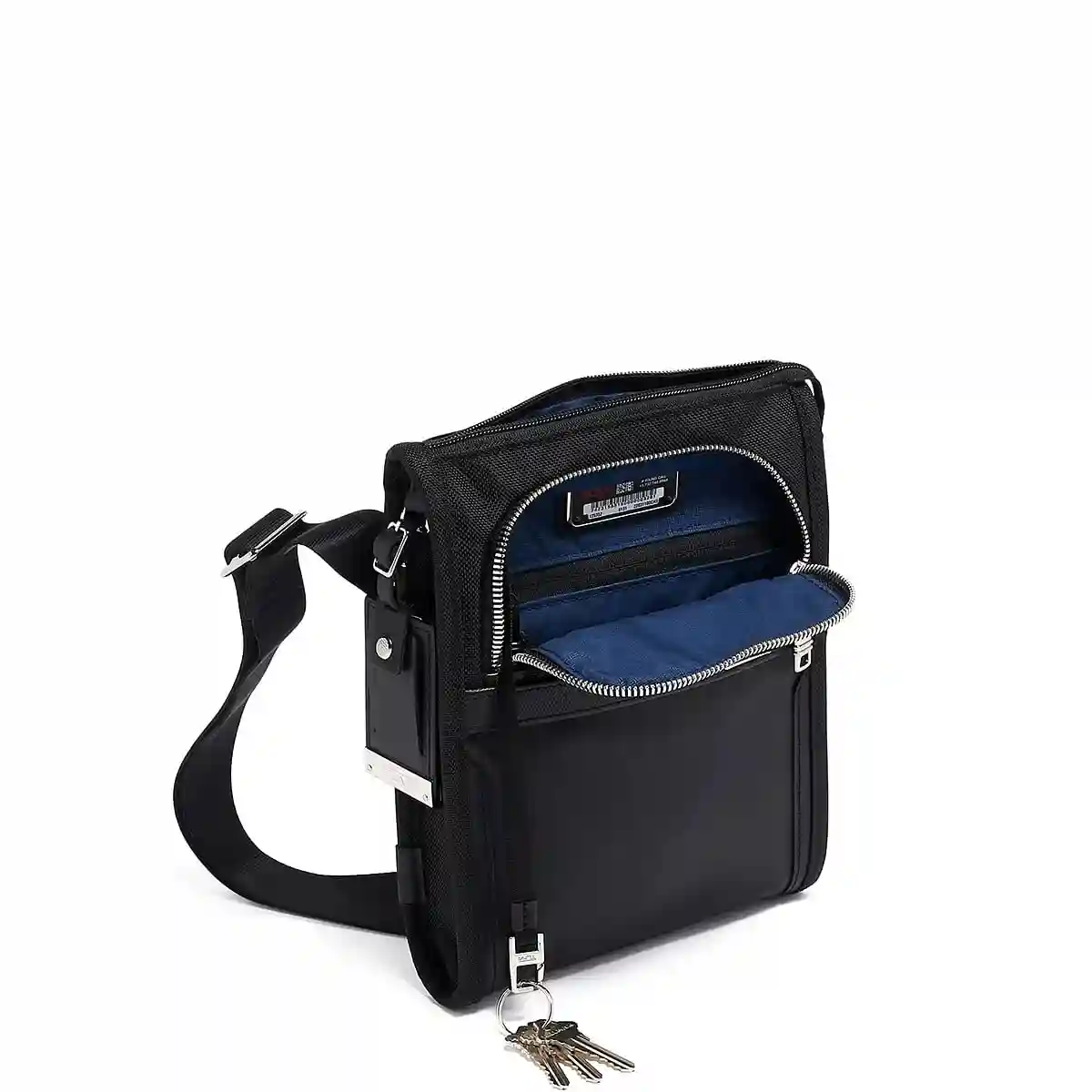 Pocket Bag Small Crossbody Black Chrome