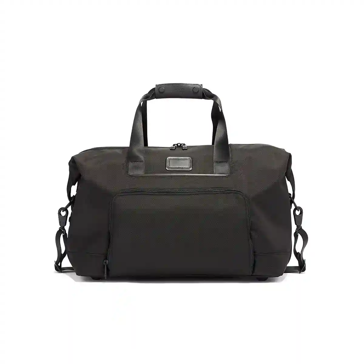 Double Expansion Travel Satchel Duffel Black