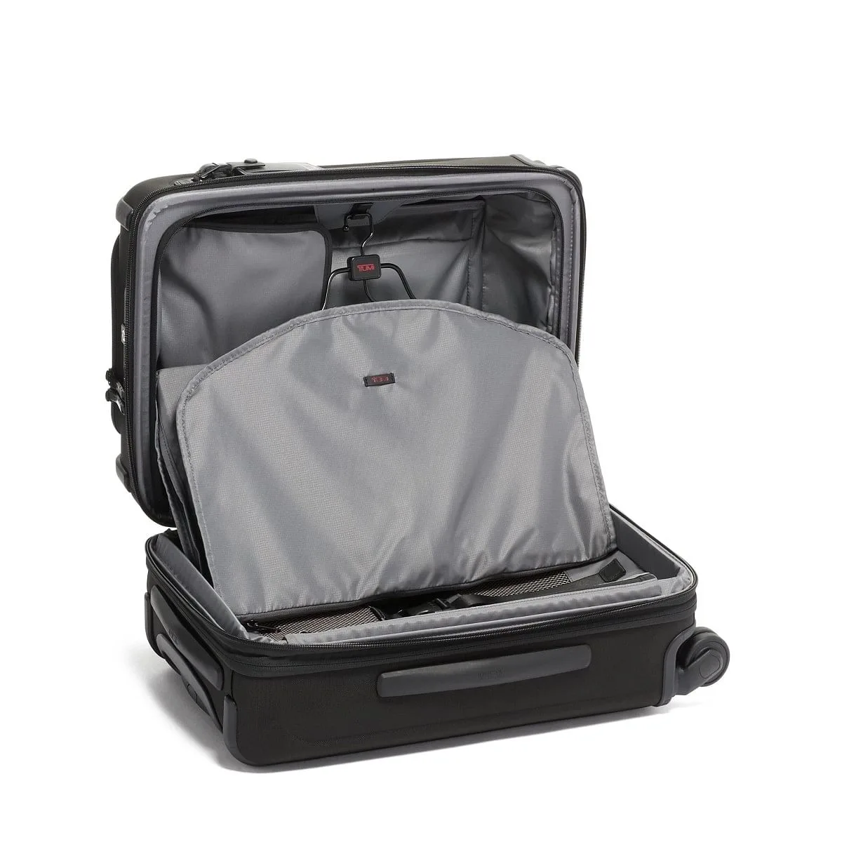 International Dual Access 4 Wheeled Carry-On Black Color