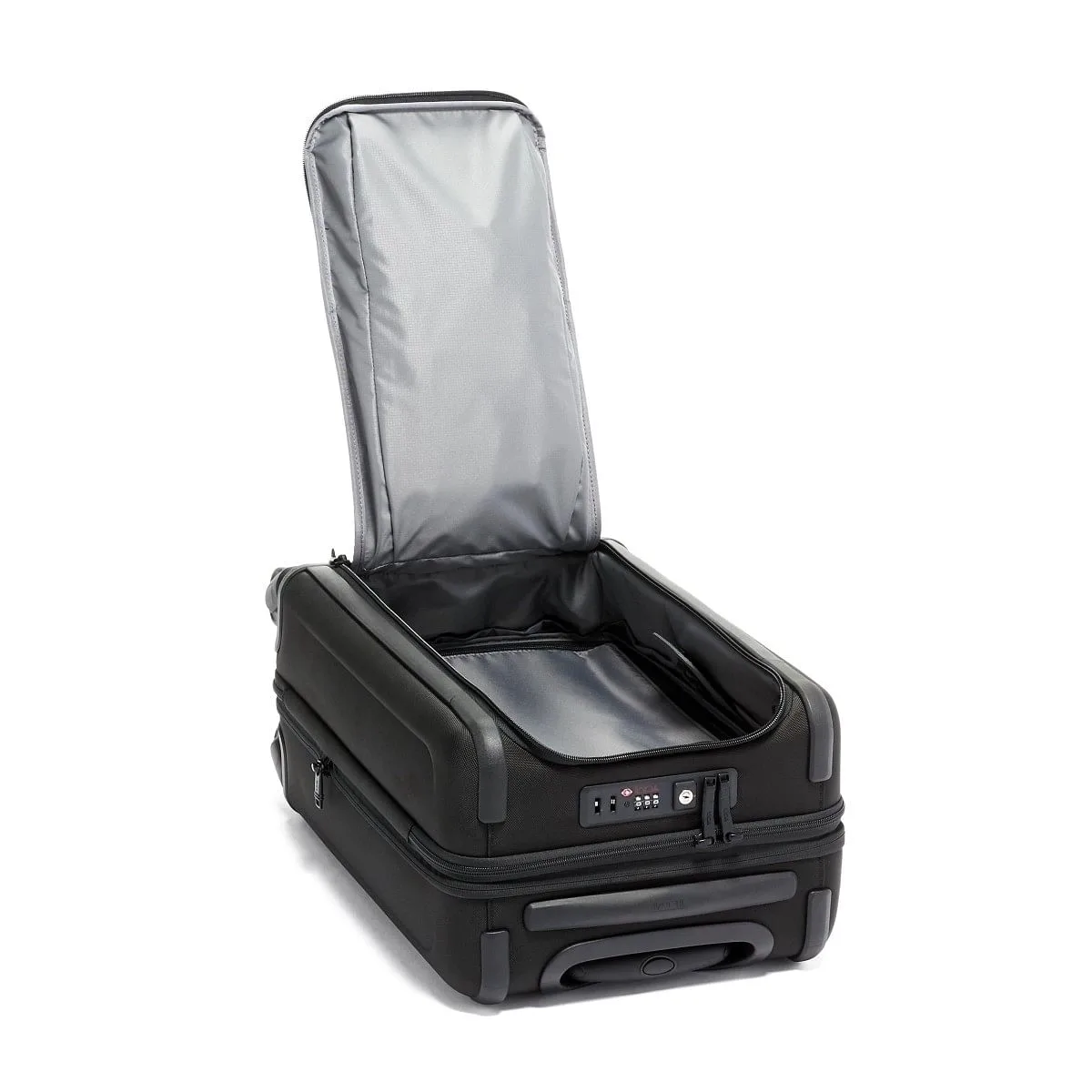 International Dual Access 4 Wheeled Carry-On Black Color