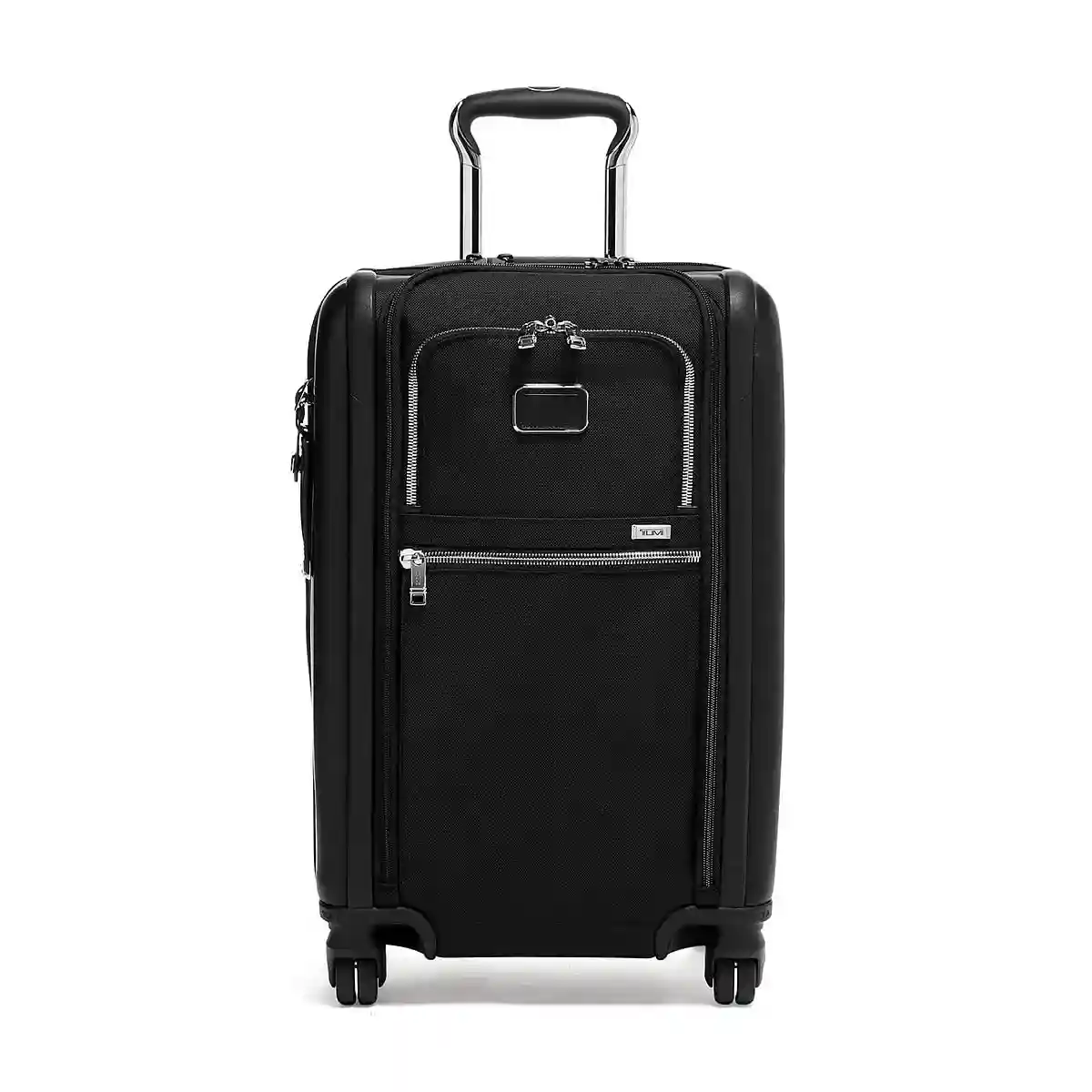 International Dual Access 4 Wheeled Carry-On Blk Chrome