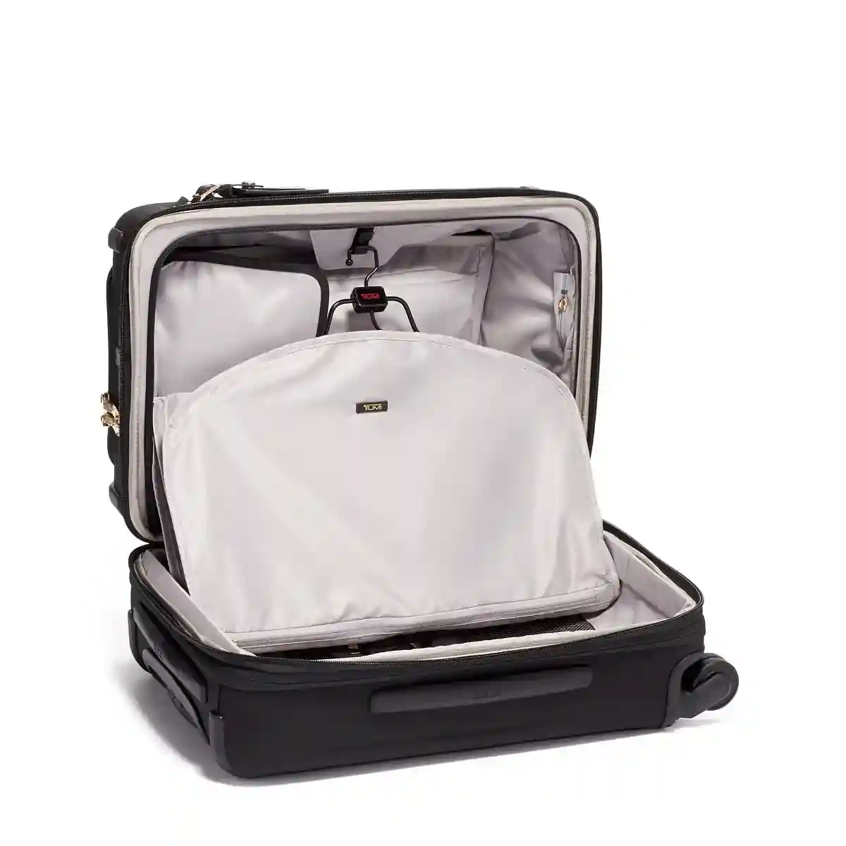 International Dual Access 4 Wheeled Carry-On Black/Gold