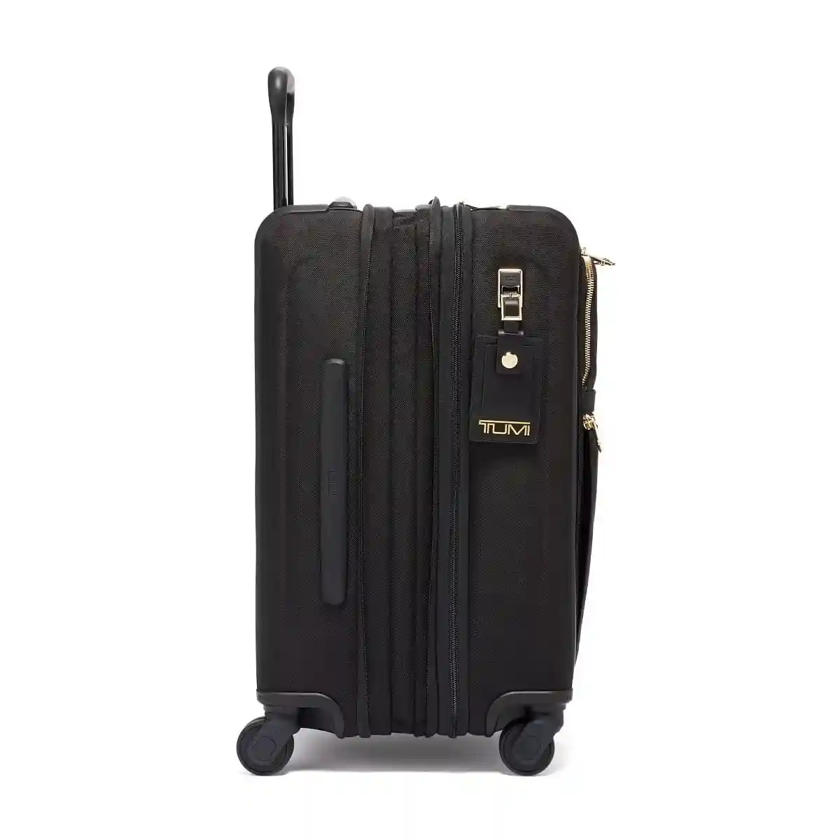 International Dual Access 4 Wheeled Carry-On Black/Gold