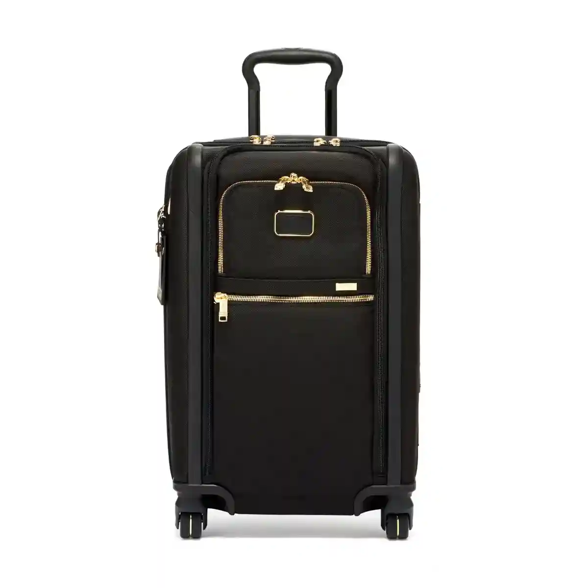International Dual Access 4 Wheeled Carry-On Black/Gold