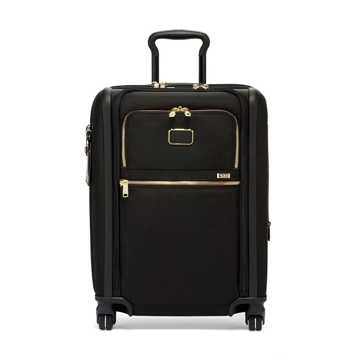 Continental Dual Access 4 Wheeled Carry-On Black/Gold