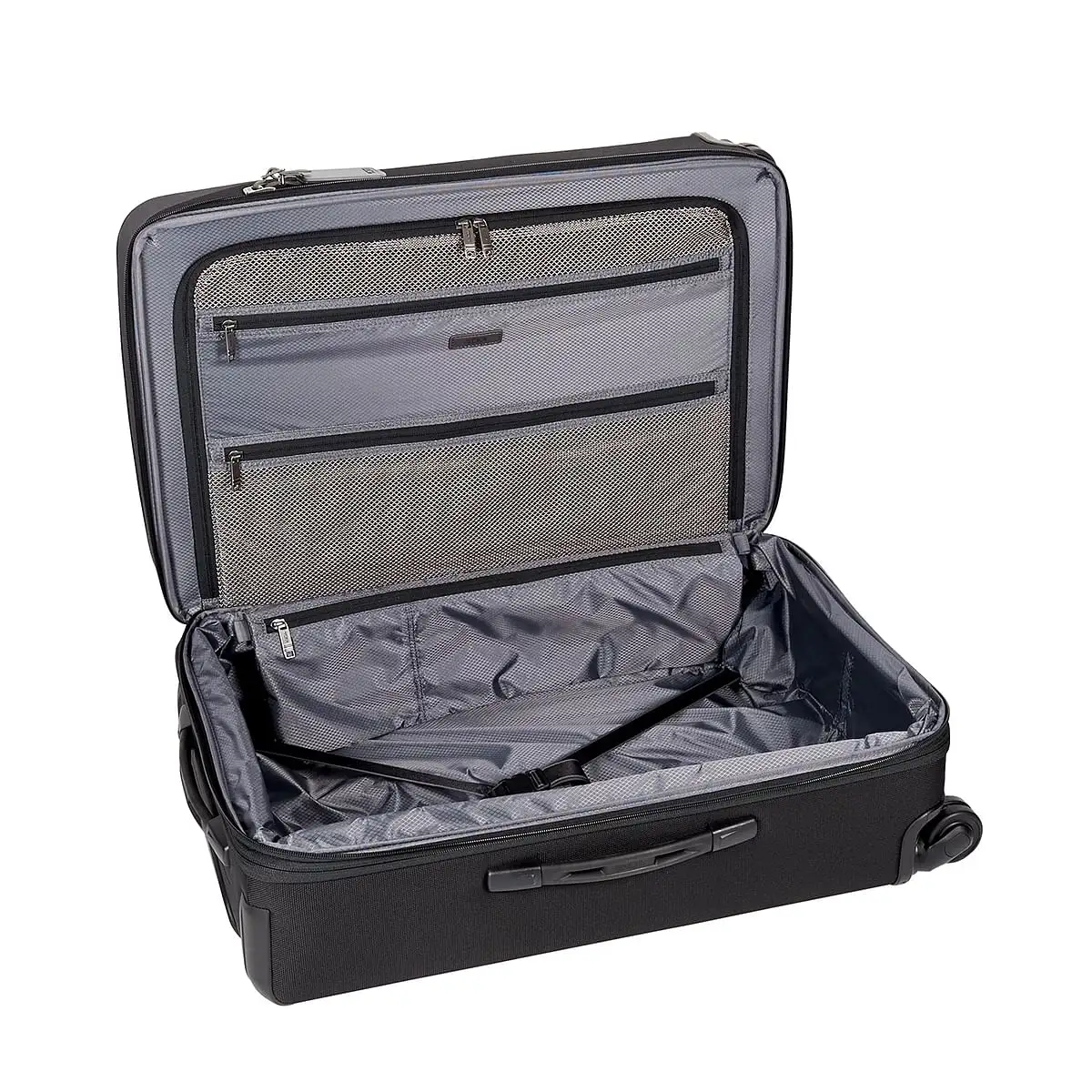 Short Trip Expandable Packing Case Checked Luggage Black Contrast
