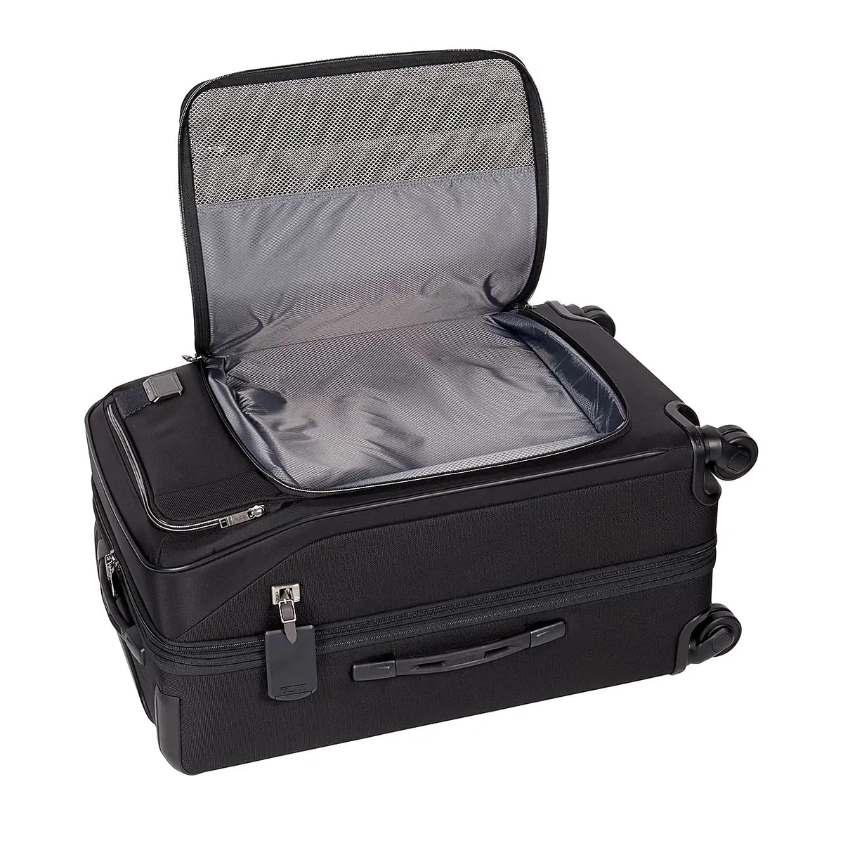 Short Trip Expandable Packing Case Checked Luggage Black Contrast