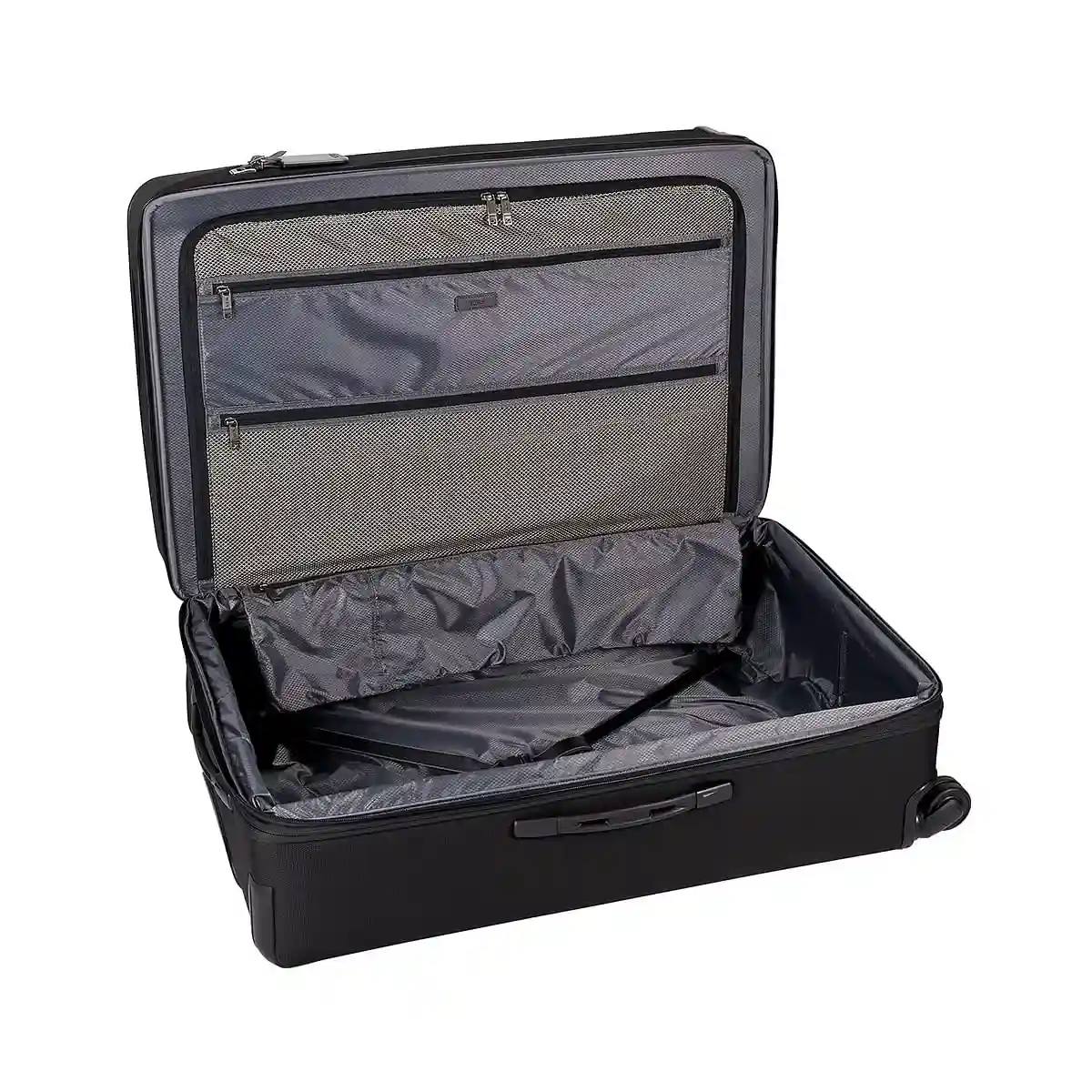 Extended Trip Expandable Packing Case Checked Luggage Black Contrast