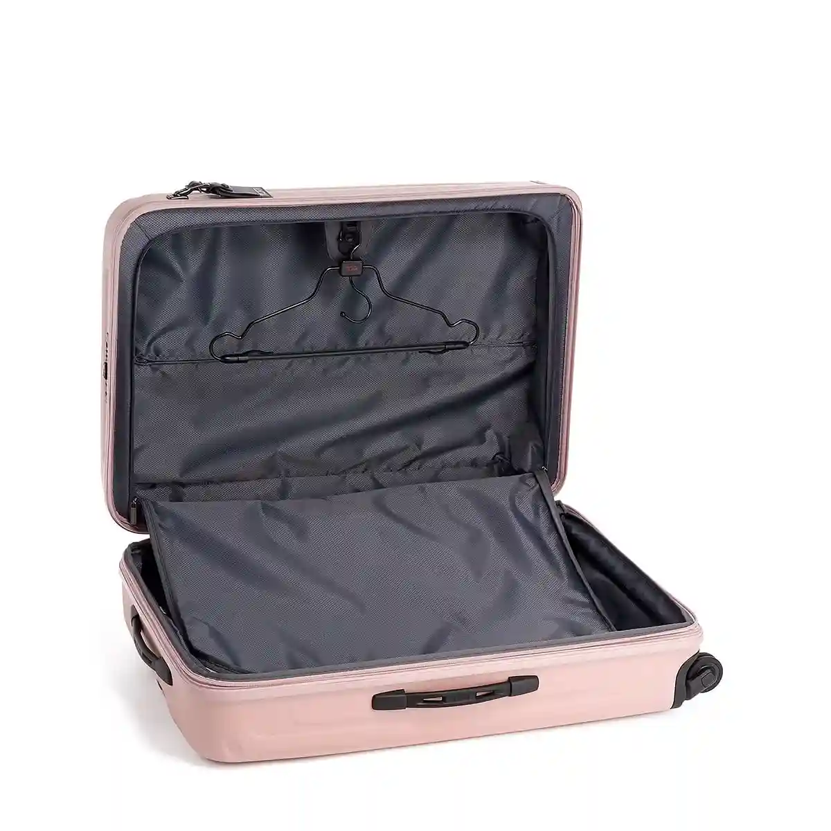 Extended Trip Expandable 4 Wheeled Packing Case Checked Luggage Pastel Pink