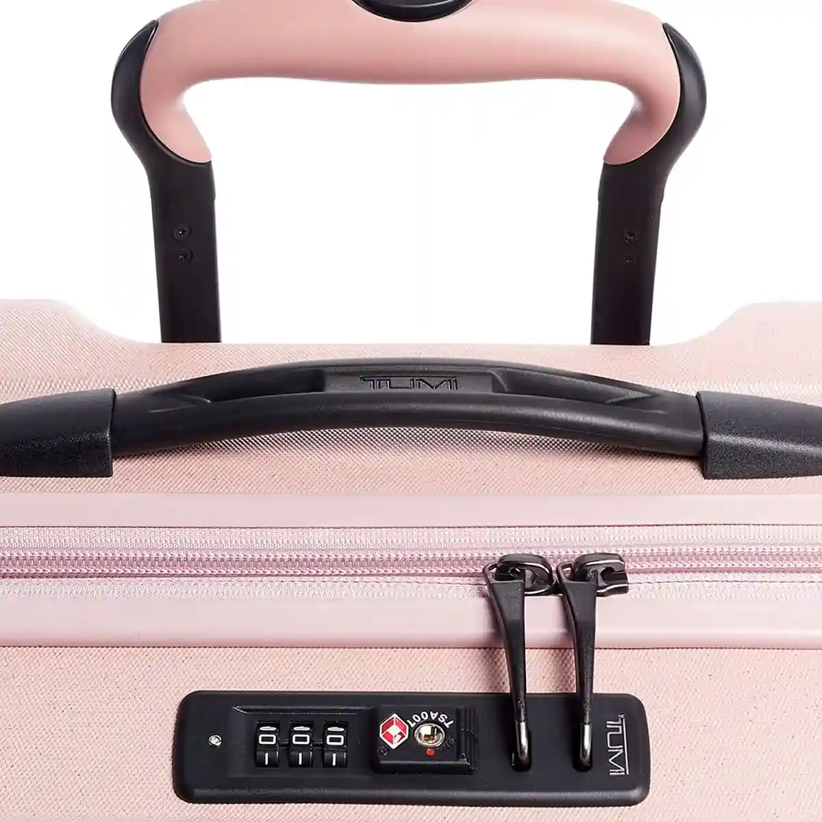 Extended Trip Expandable 4 Wheeled Packing Case Checked Luggage Pastel Pink
