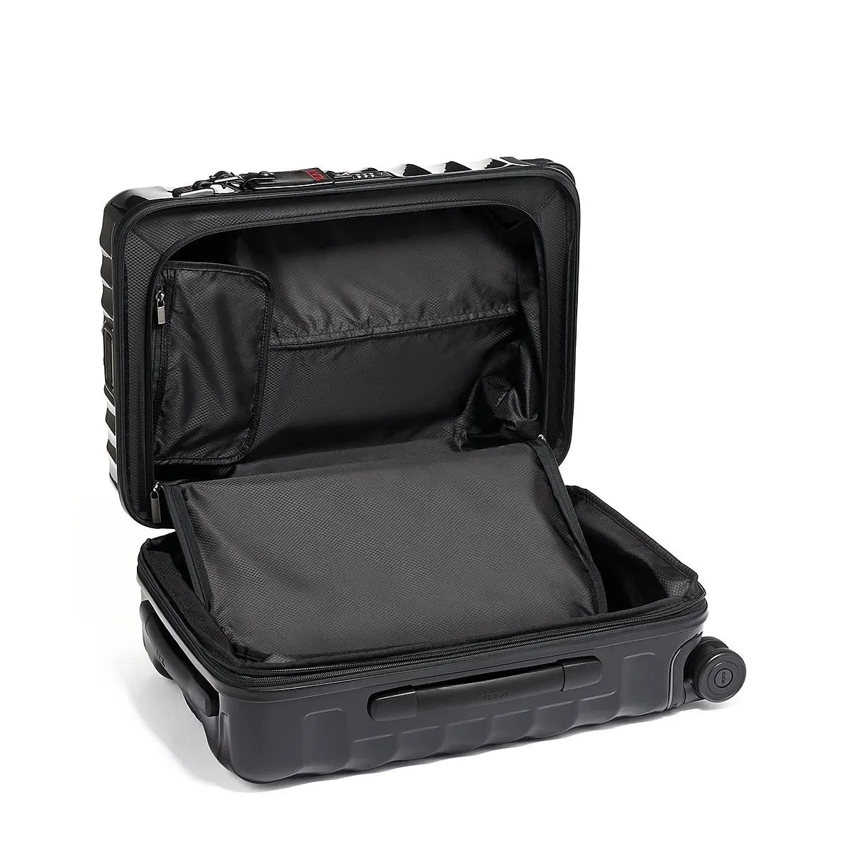 19 Degree International Expandable 4 Wheeled Carry-On Black