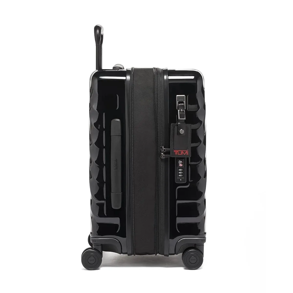 19 Degree International Expandable 4 Wheeled Carry-On Black
