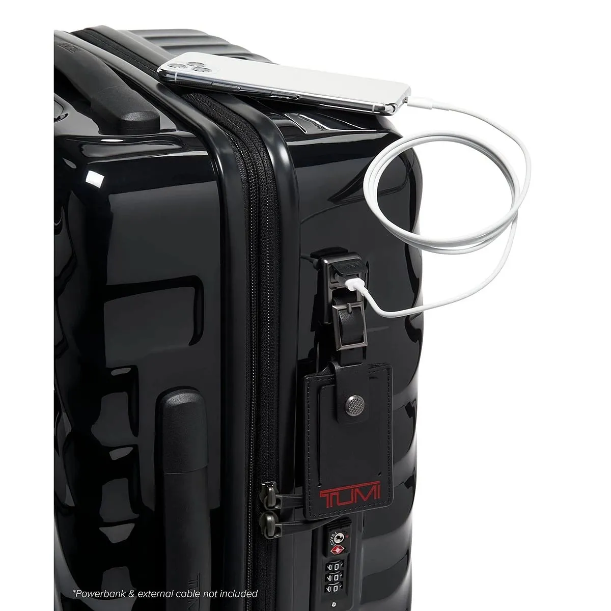 19 Degree International Expandable 4 Wheeled Carry-On Black