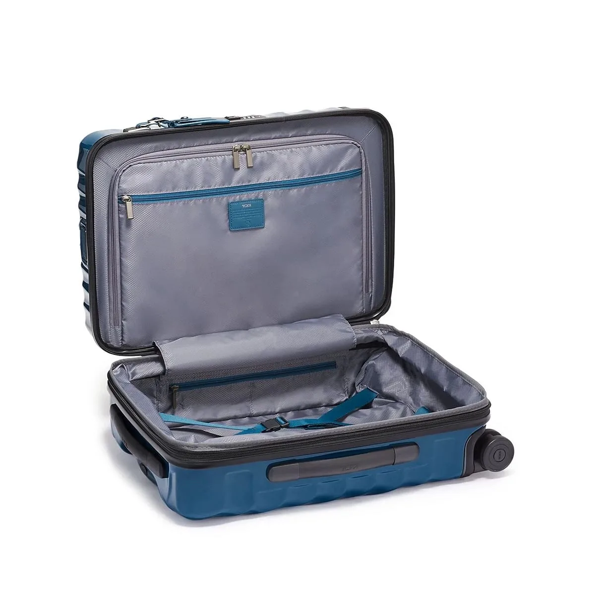 19 Degree International Expandable 4 Wheeled Carry-On Dark Turquoise