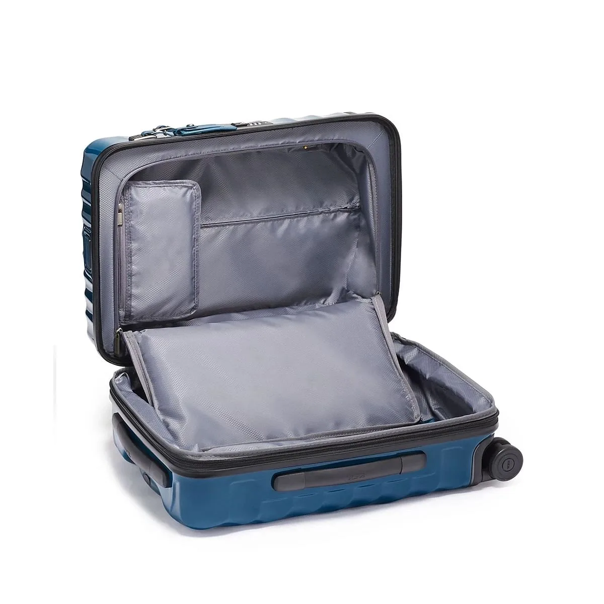 19 Degree International Expandable 4 Wheeled Carry-On Dark Turquoise