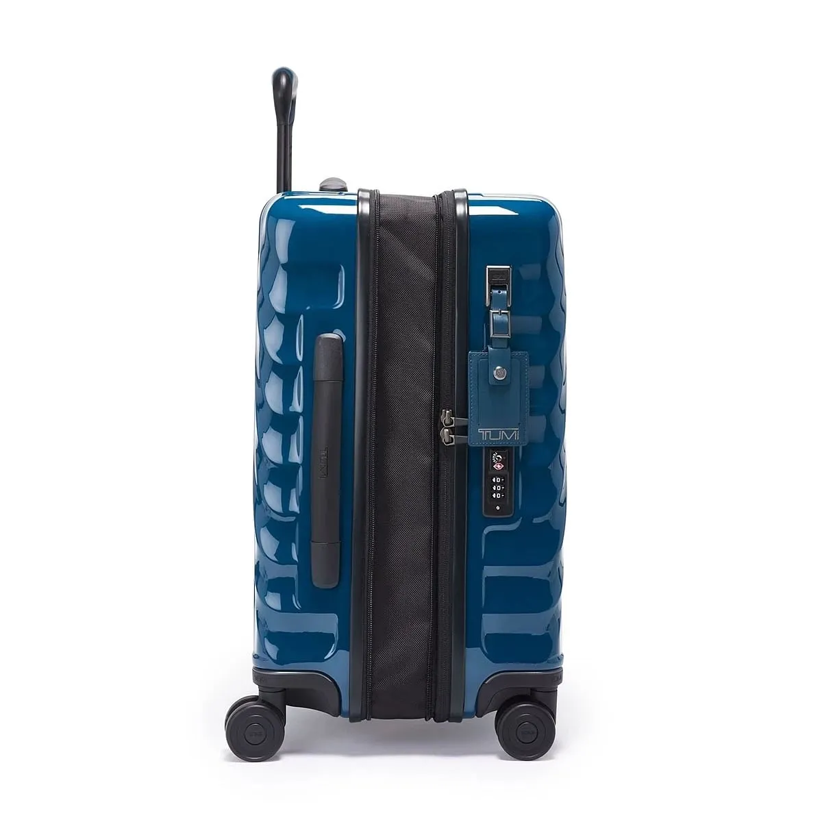 19 Degree International Expandable 4 Wheeled Carry-On Dark Turquoise