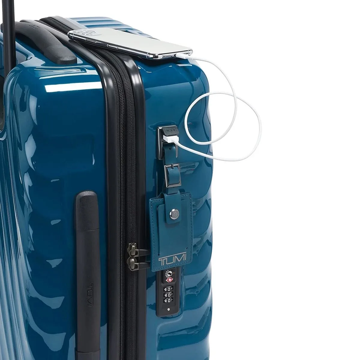 19 Degree International Expandable 4 Wheeled Carry-On Dark Turquoise