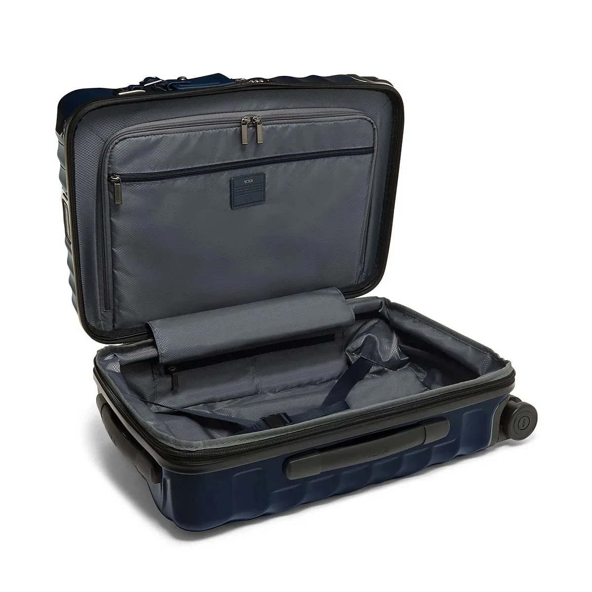 19 Degree International Expandable 4 Wheeled Carry-On Navy