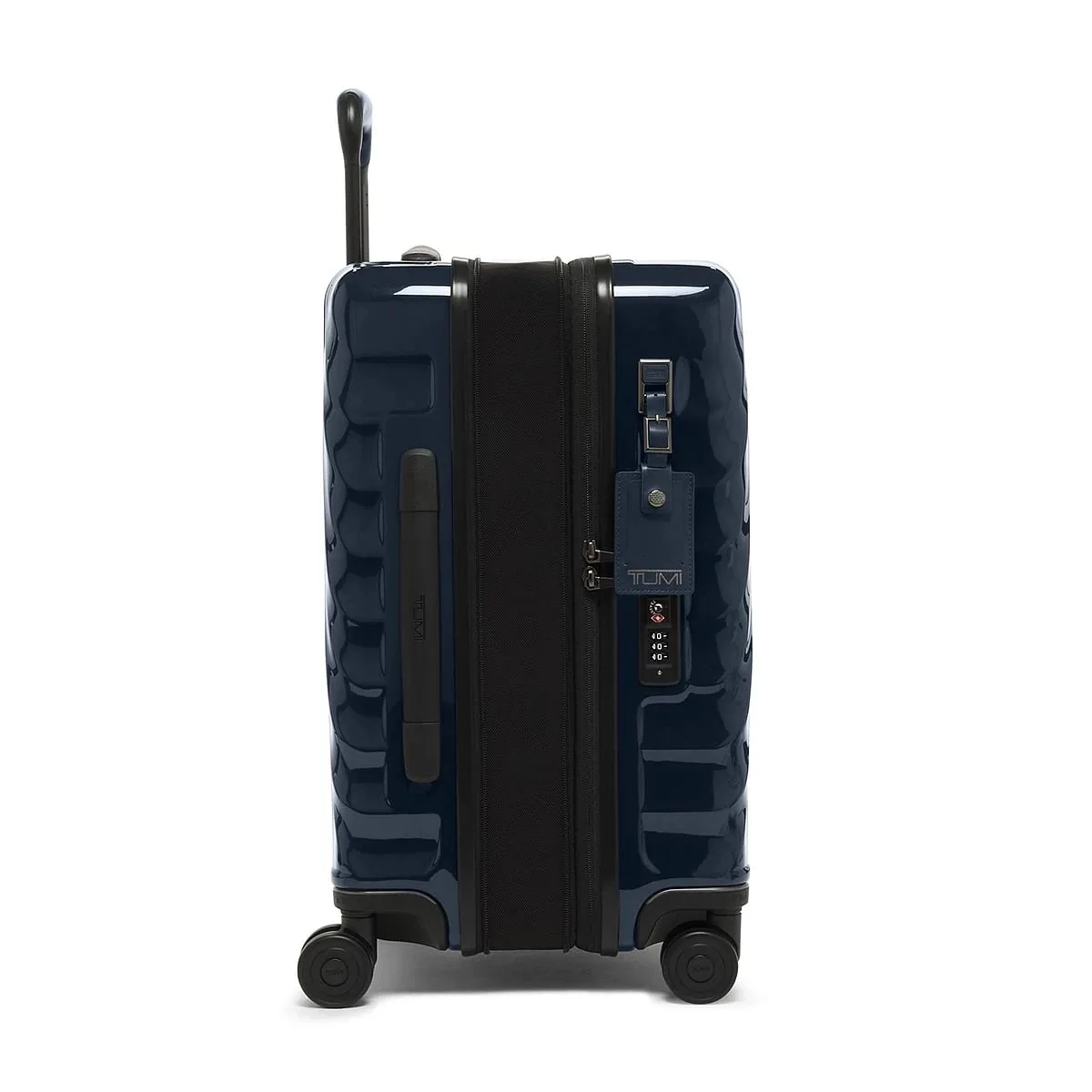 19 Degree International Expandable 4 Wheeled Carry-On Navy