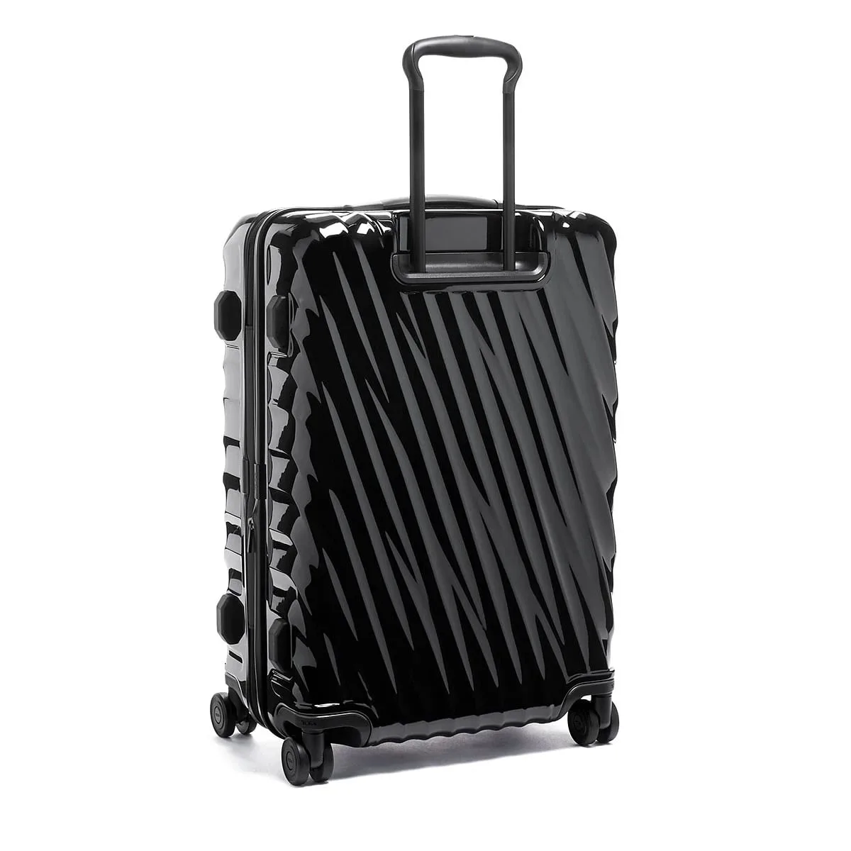 19 Degree Short Trip Expandable 4 Wheeled Packing Case Checked Luggage Black
