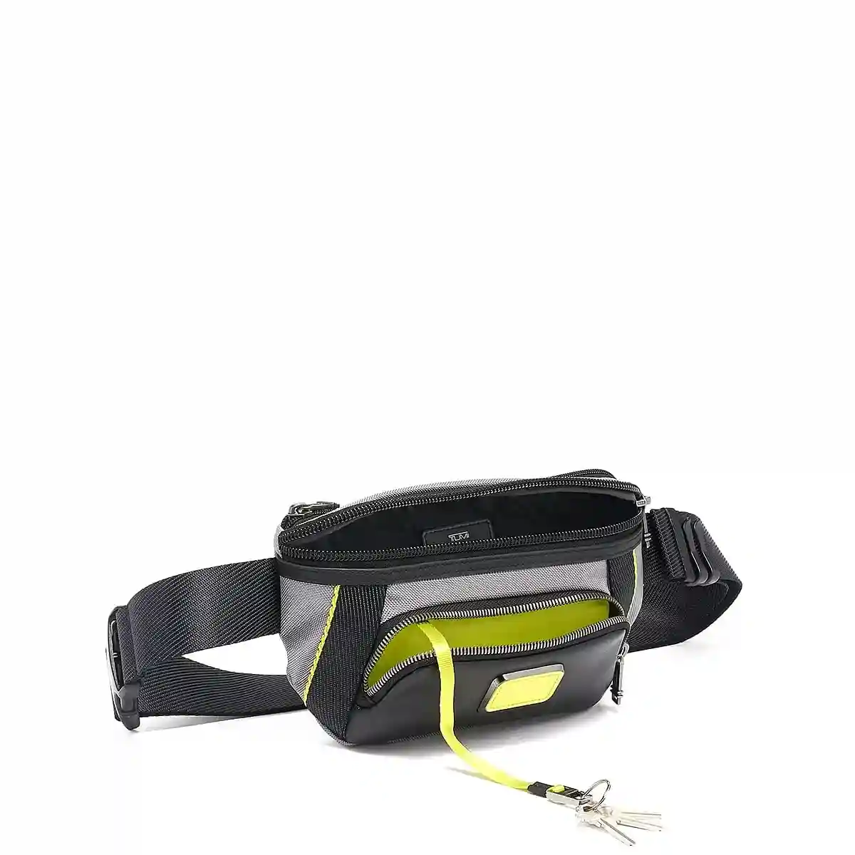 Campbell Utility Pouch Grey/Bright Lime