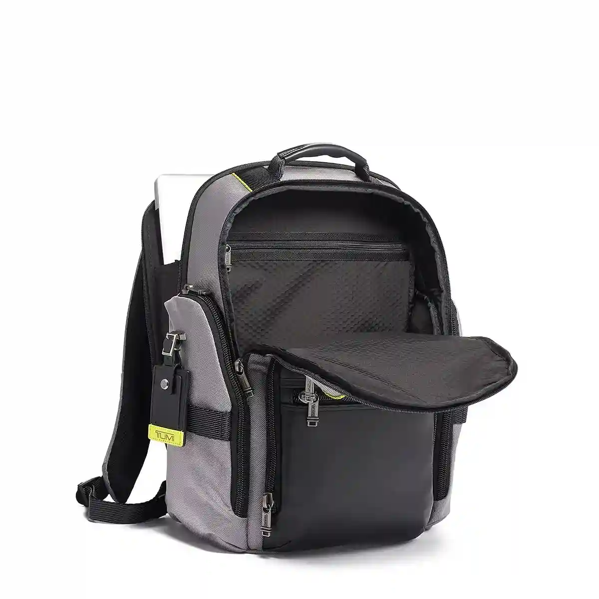Sheppard Deluxe Brief Pack Backpacks Grey/Bright Lime