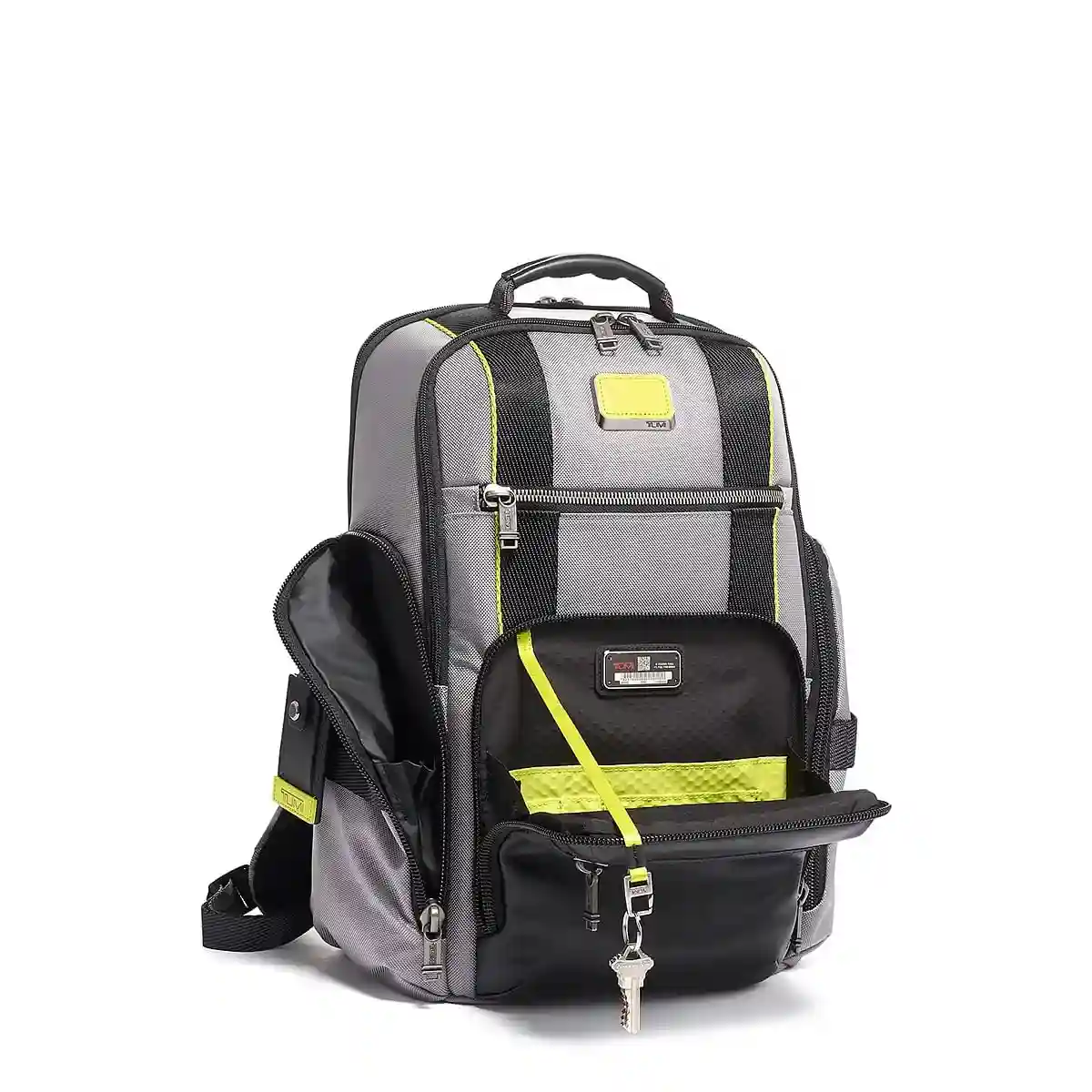 Sheppard Deluxe Brief Pack Backpacks Grey/Bright Lime