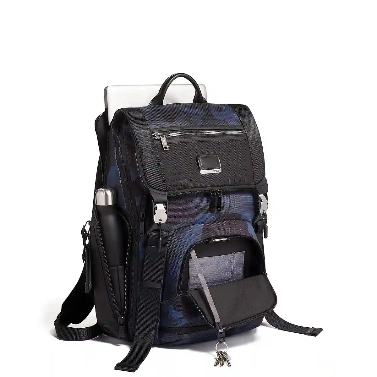 Lark Backpack Navy Camouflage