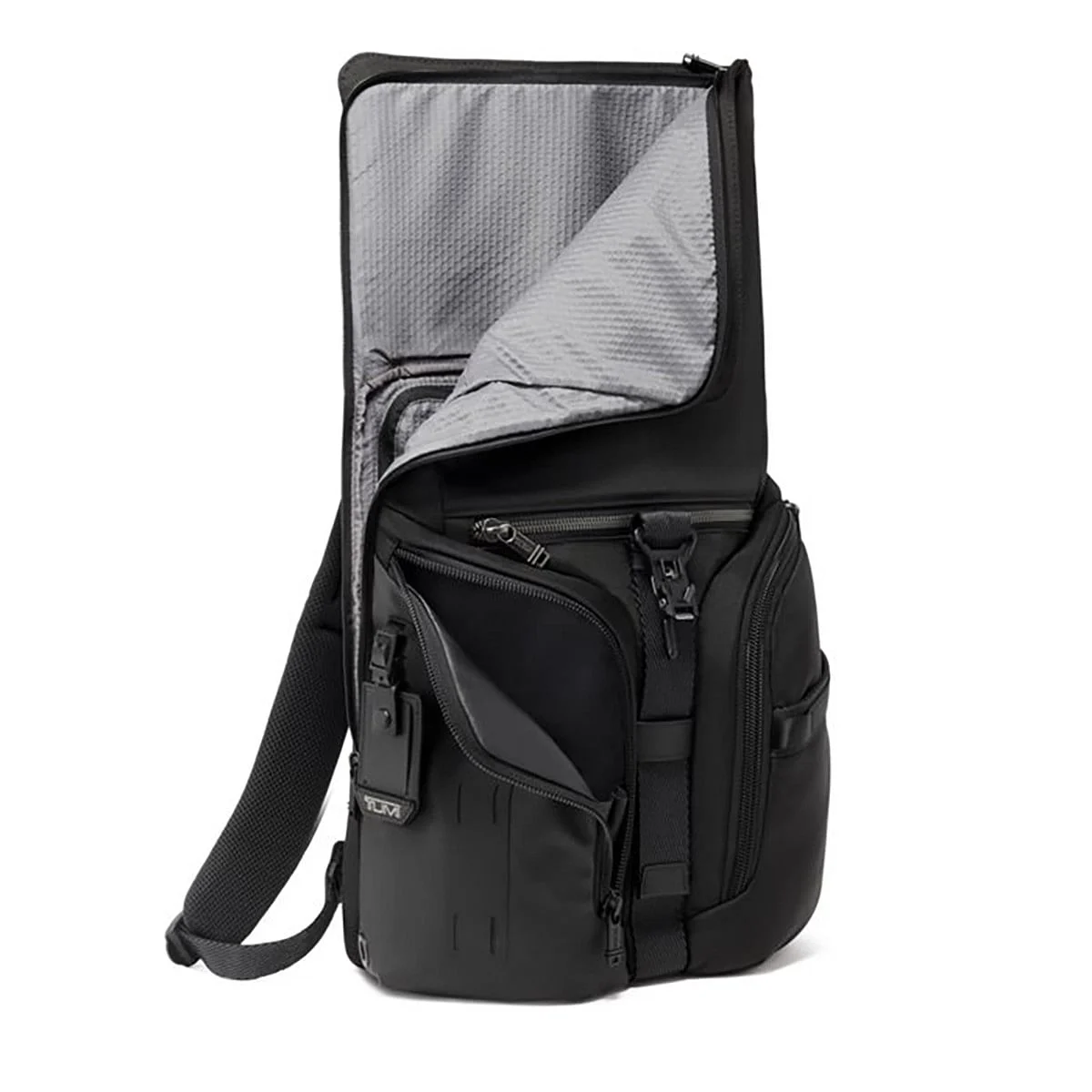 Alpha Bravo Logistics Flap Lid Backpack Black