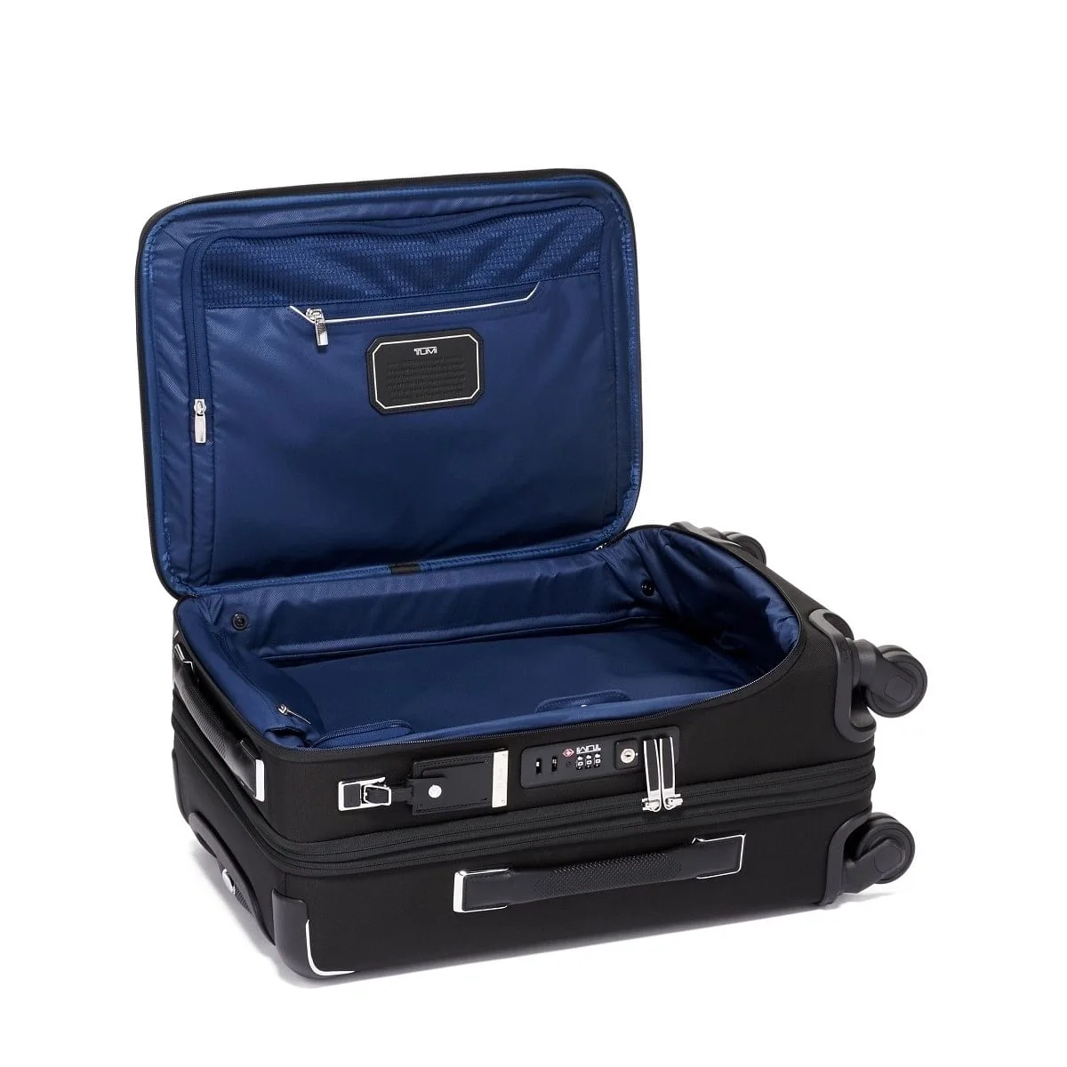 International Dual Access 4 Wheeled Carry-On Black
