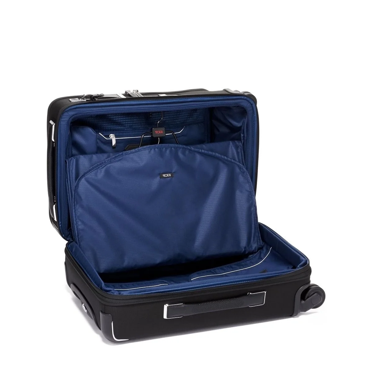 International Dual Access 4 Wheeled Carry-On Black