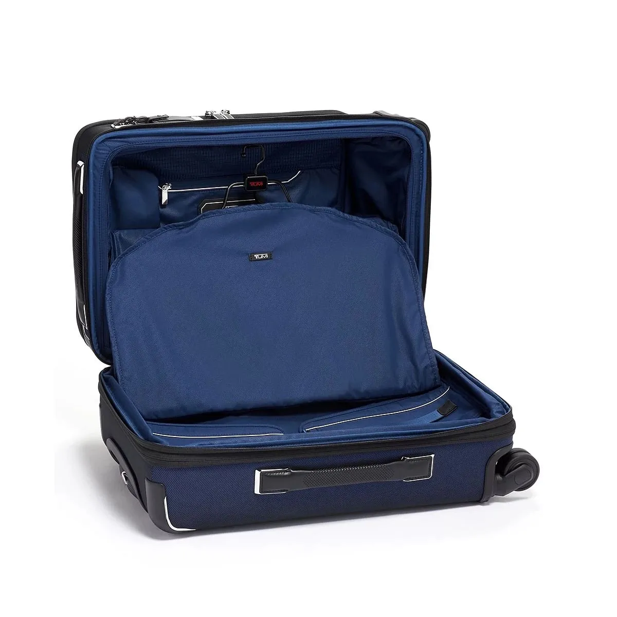 International Dual Access 4 Wheeled Carry-On Navy