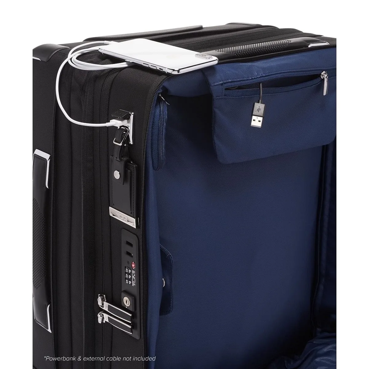 Continental Dual Access 4 Wheeled Carry-On Black