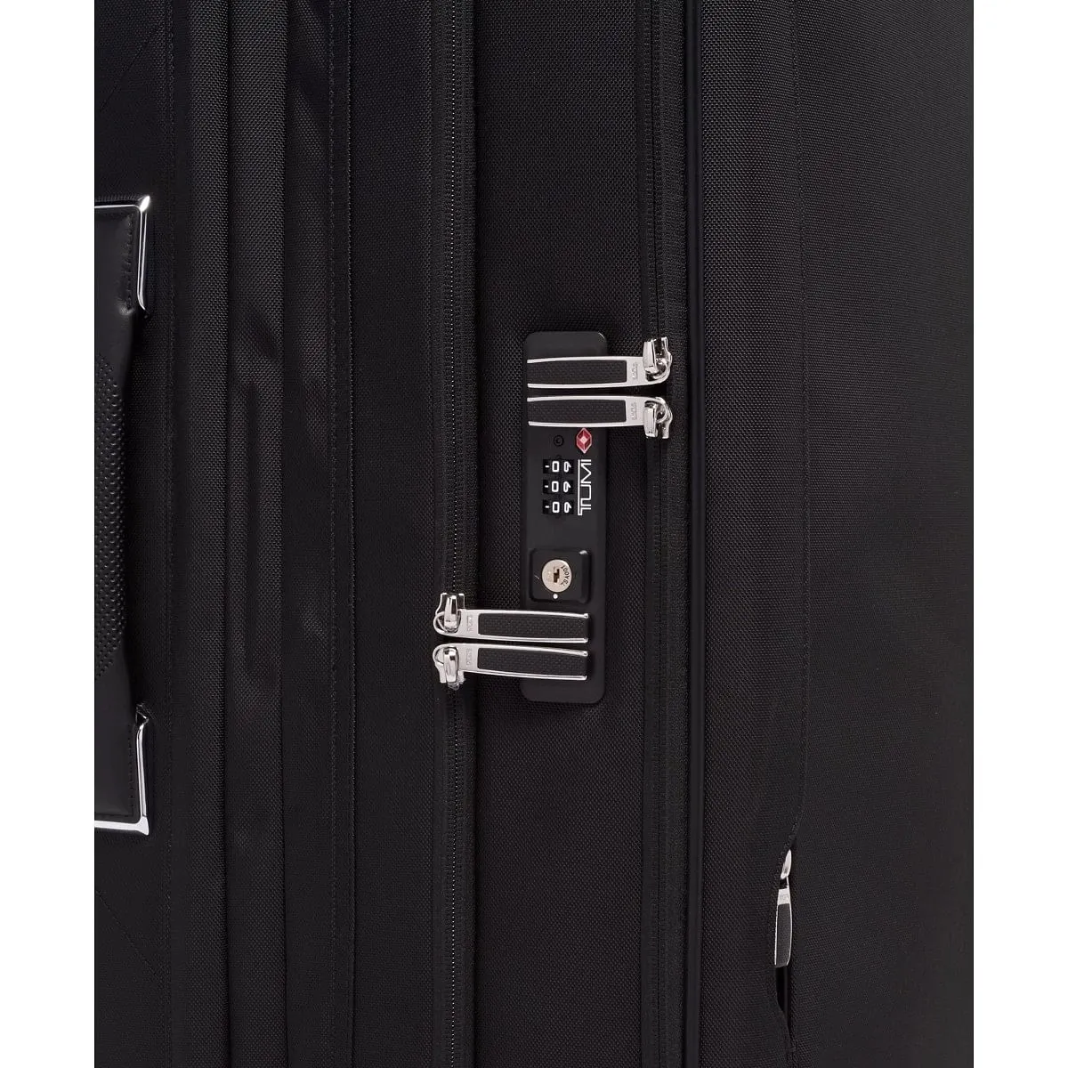 Extended Trip Dual Access 4 Wheeled Packing Case Checked Luggage Black