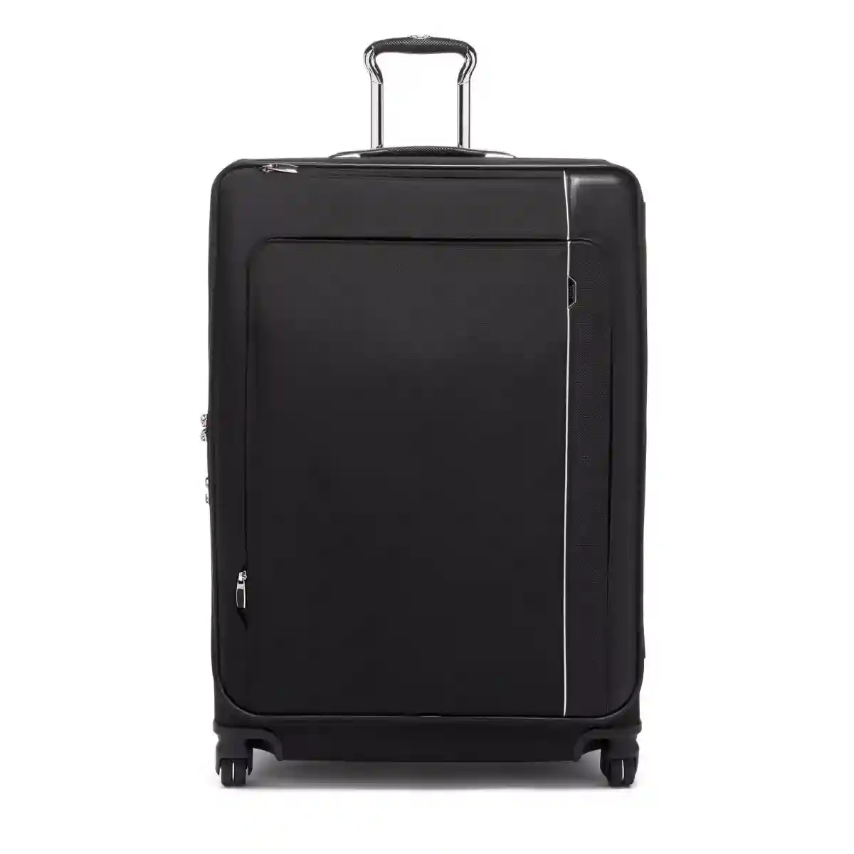 Extended Trip Dual Access 4 Wheeled Packing Case Checked Luggage Black