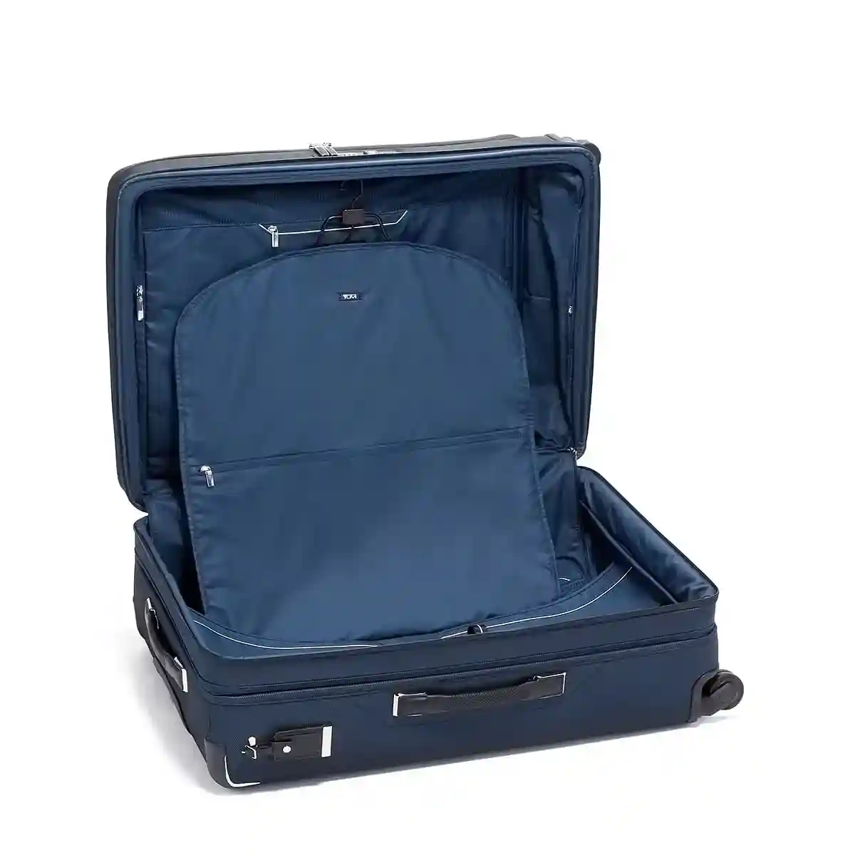 Extended Trip Dual Access 4 Wheeled Packing Case Checked Luggage Navy