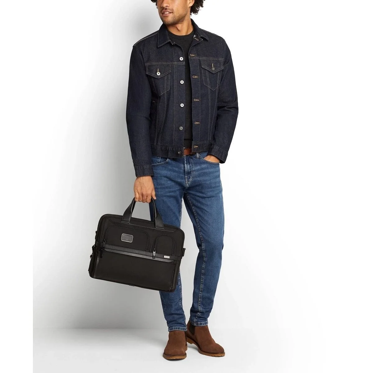 Expandable Organizer Laptop Briefcase Anthracite