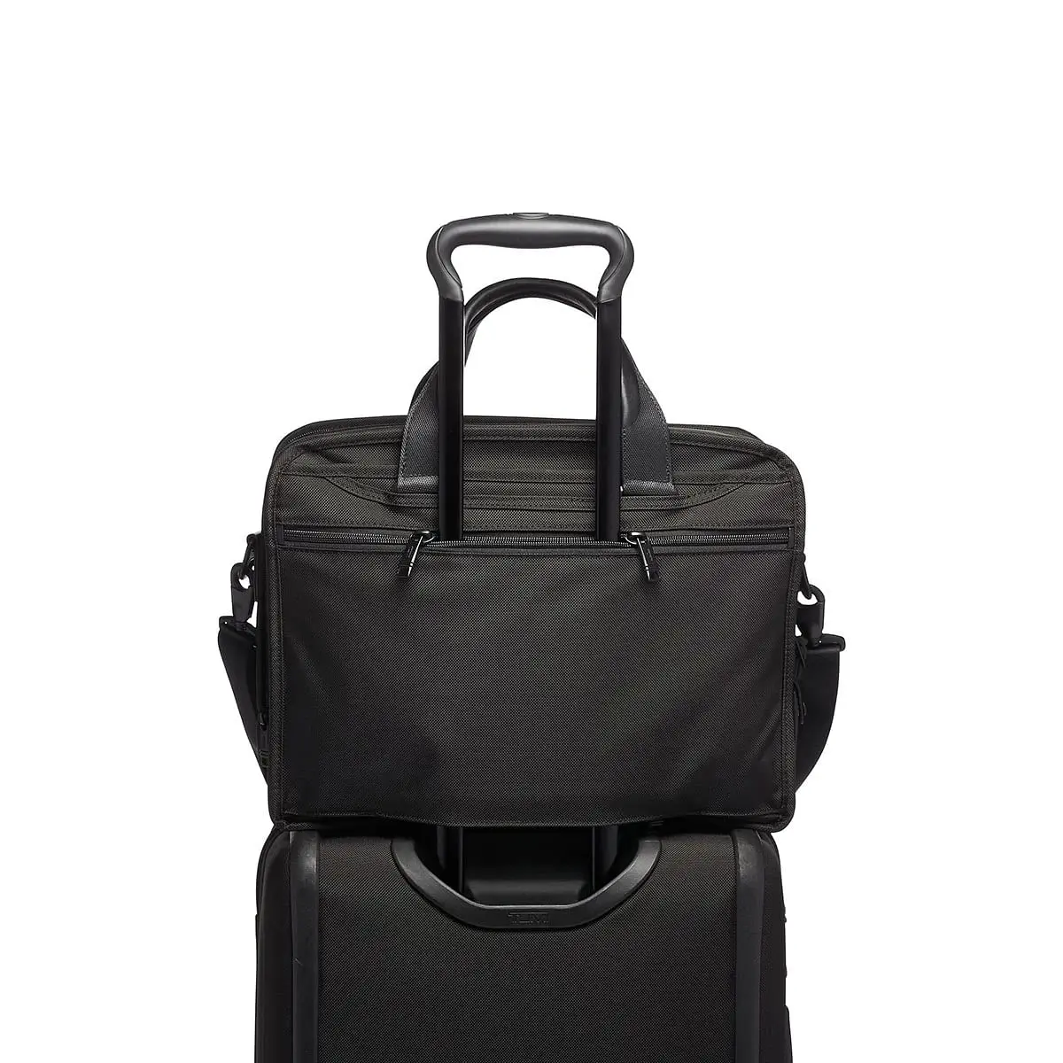 Expandable Organizer Laptop Briefcase Black