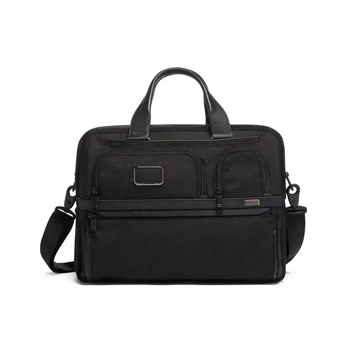 Expandable Organizer Laptop Briefcase Black