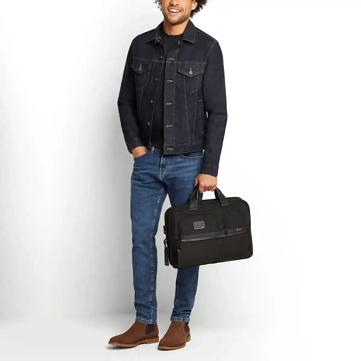 Tumi T-Pass Medium Screen Laptop Slim Briefcase Anthracite