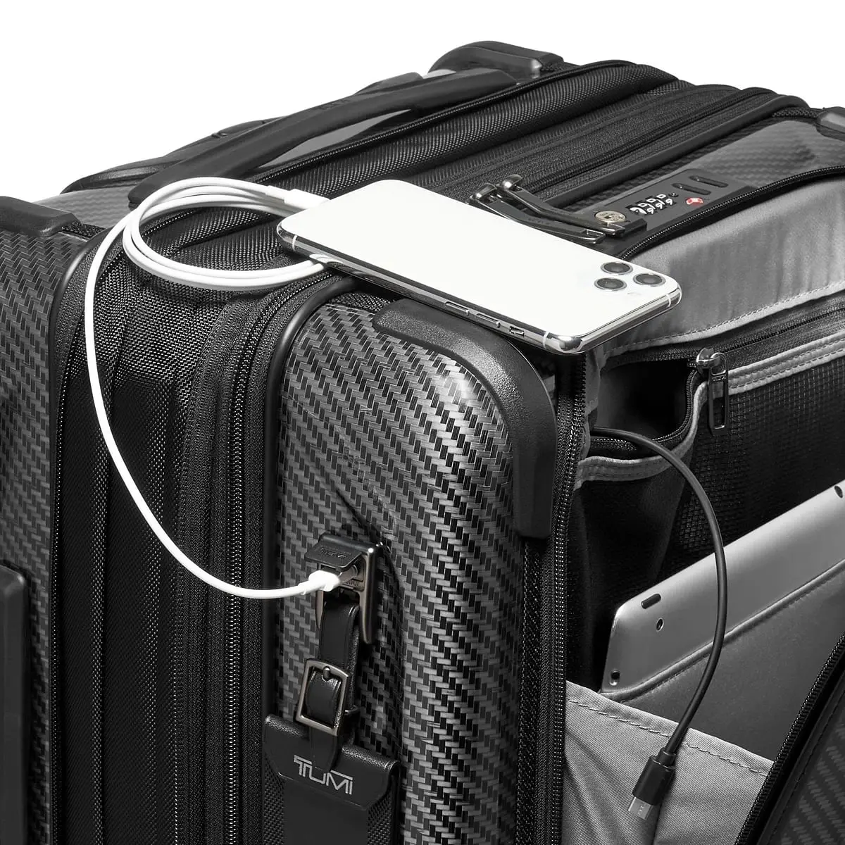 Tegra Lite Continental Front Pocket Expandable Carry-On Black/Graphite