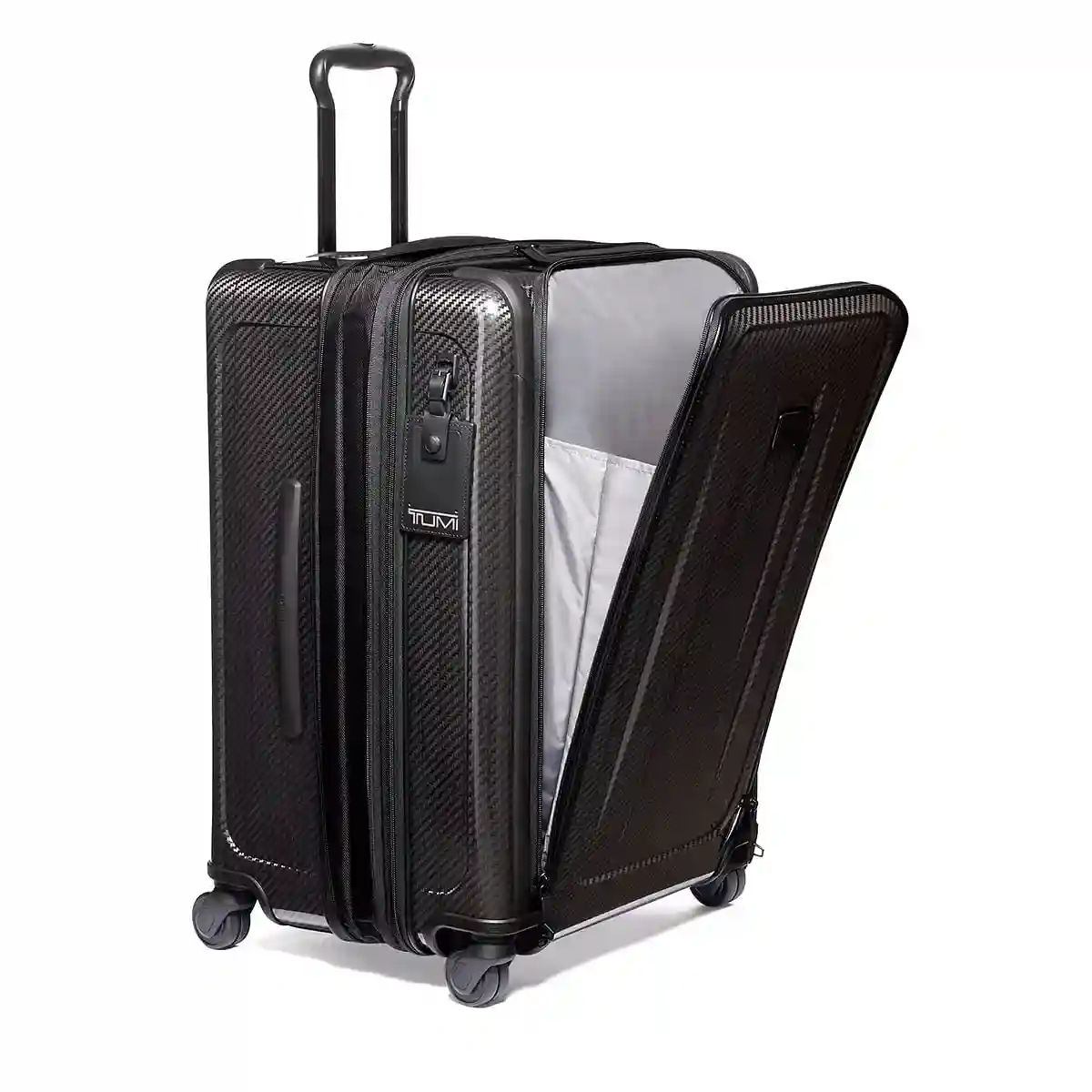 Short Trip Expandable 4 Wheeled Packing Case Checked Luggage Black/Graphite