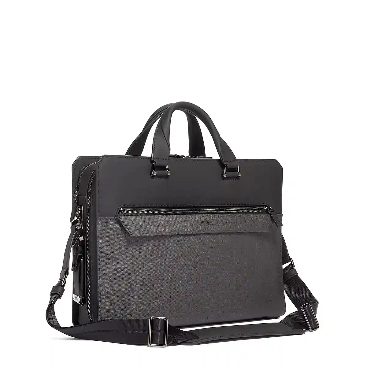 Barnet Double Zip Briefcase Grey