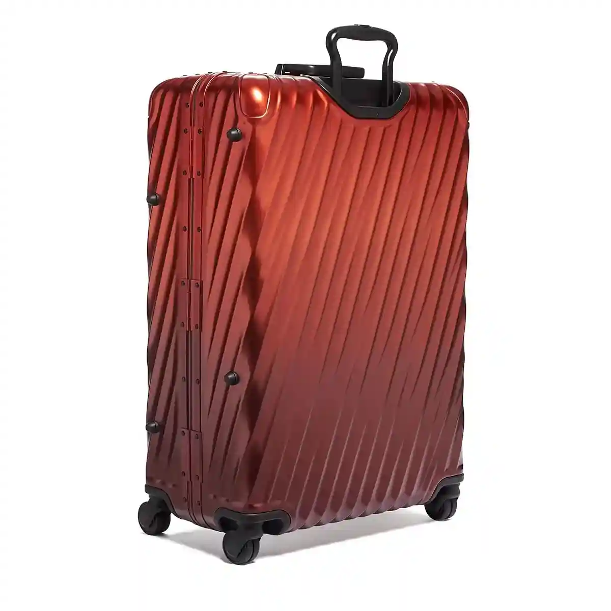 19 Degree Aluminium  Extended Trip Packing Case Checked Luggage Russet Ombre