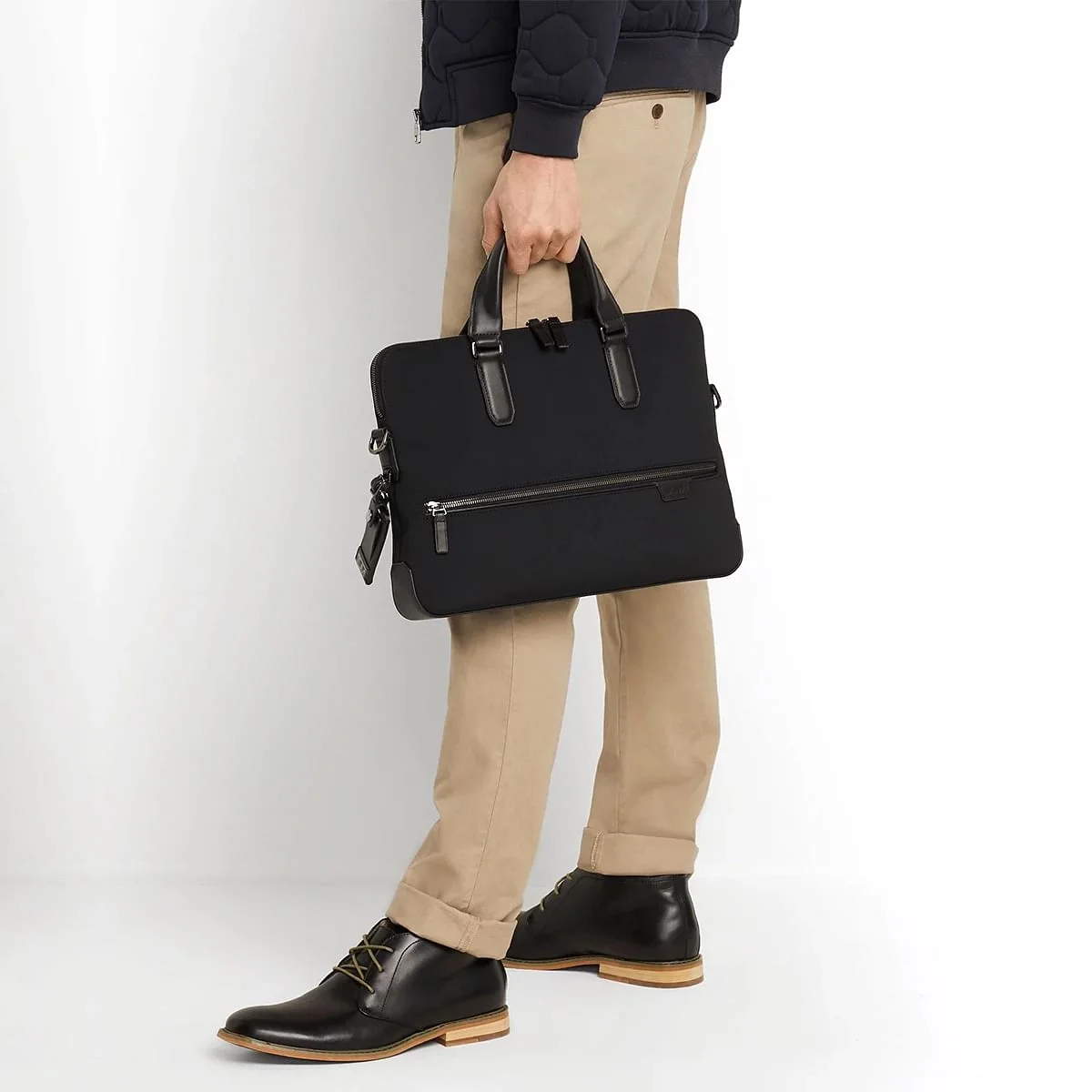 Tower Portfolio Leather Briefcase