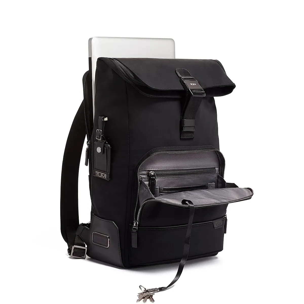 Osborn Roll Top Backpack Black