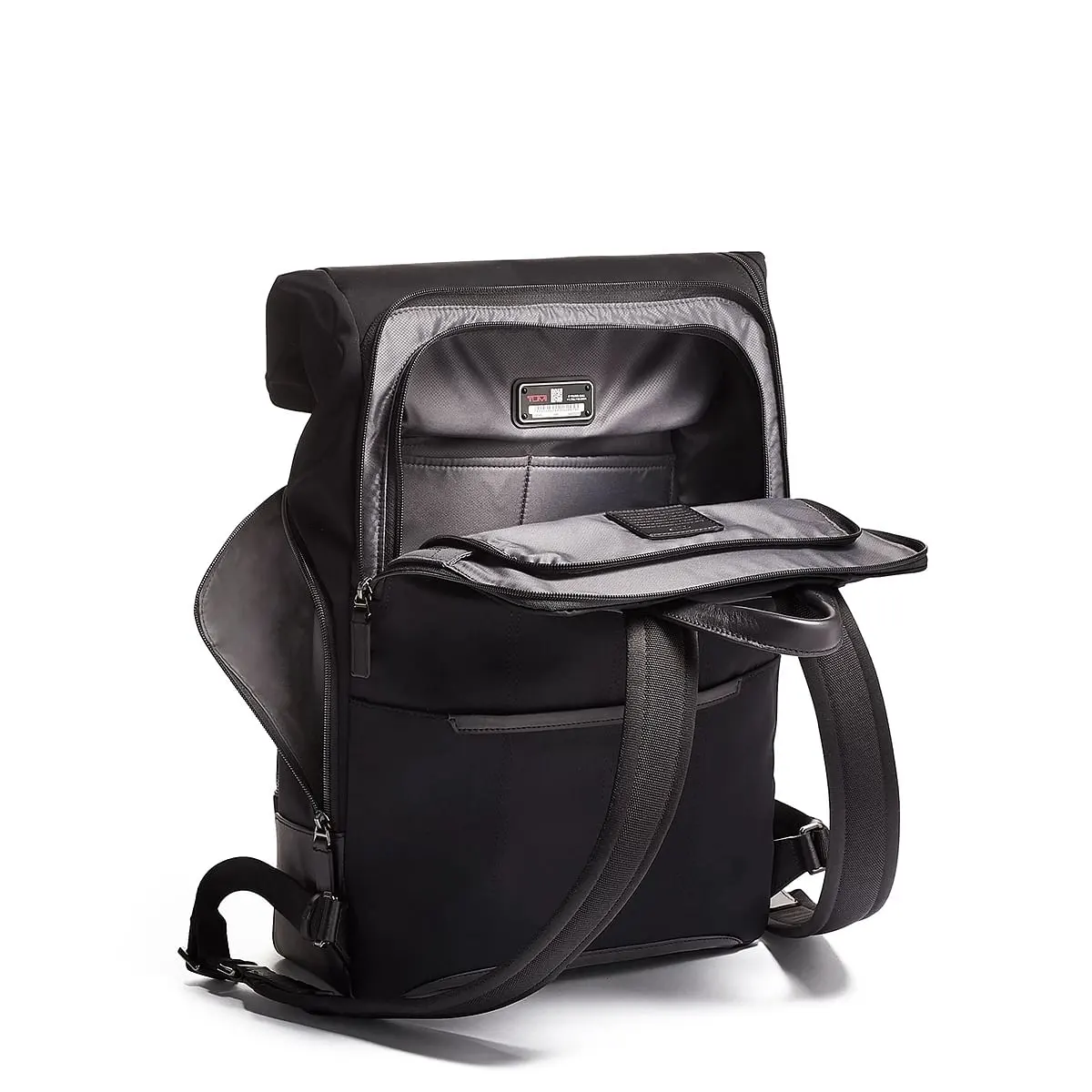 Osborn Roll Top Backpack Black