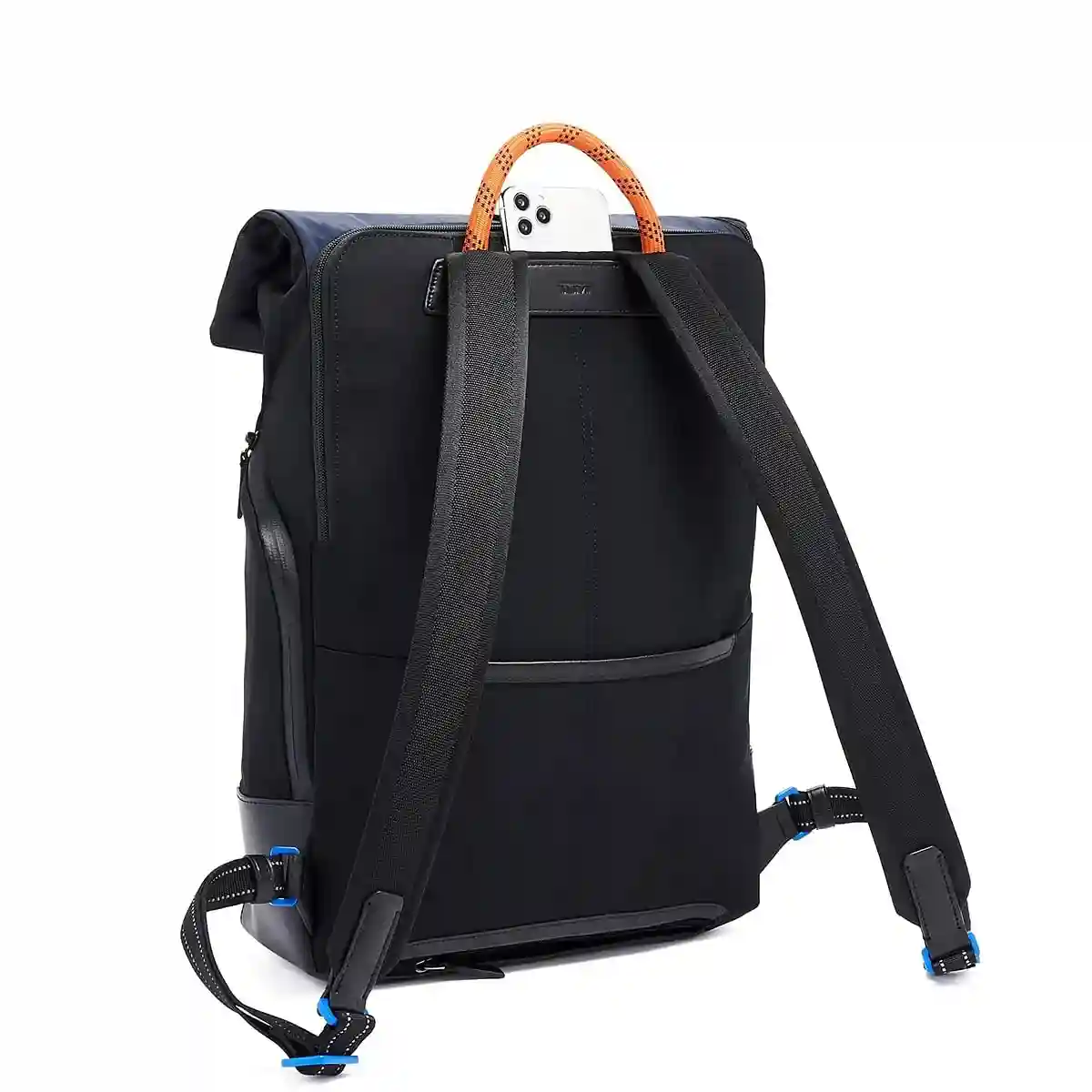 Osborn Roll Top Backpack Black/Navy